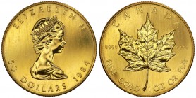 Canada - Elisabetta II (1952) 1 Oz .999 - 50 Dollari 1984 - Au

FDC