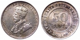 Colonie Inglesi - India - Giorgio V (1911-1936) 50 Cents 1921 

FDC