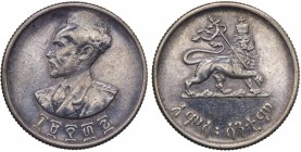 Etiopia - Hailè Selassiè (1930-1936/1941-1974) 50 centesimi 1943/1944 - KM 37 - Ag 

BB+