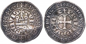 Francia - Filippo IV "il bello" (1285-1314) Grosso tornese - zecca di Tours - Duplessy 214 - Ag gr. 3,95 

SPL