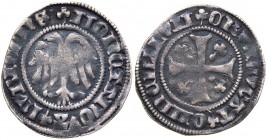 Germania - Lubecca - Monetazione autonoma (XIV-XV secolo) Shilling XV sec. - Cfr. Jesse 434 - Ag gr. 2,44 

BB