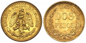 Messico - Stati Uniti Messicani (1905-1969) 2 Dos Pesos 1945 Mo - Au

qFDC
