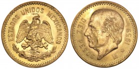 Messico - Stati Uniti Messicani (1905-1969) 10 Diez Pesos 1959 M - Au

FDC