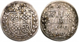 Antichi Stati Germanici&nbsp;- Rheinland - Anselm Franz von Ingelheim (1679-1695) 2 Albus 1690 - Walther 418 - Ag gr. 1,39

qSPL