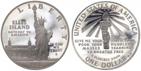 Stati Uniti d'America - Dollaro 1986 - 100°Anniversario Statua della Libertà - In capsula - Ag

n.a.