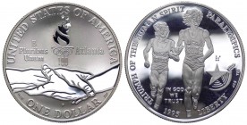 Stati Uniti d'America - Dollaro 1995 - XXVI Olimpiadi di Atlanta - In capsula - Ag

n.a.