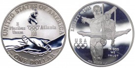 Stati Uniti d'America - Dollaro 1995 - XXVI Olimpiadi di Atlanta - In capsula - Ag

n.a.