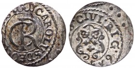 Svezia - Carol XI (1660-1697) 1 Solidus Schilling 1661 - Riga

BB+