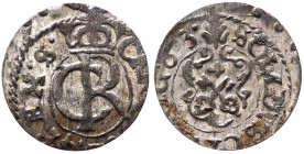 Svezia - Carol XI (1660-1697) 1 Solidus Schilling 1663 - Riga

BB+