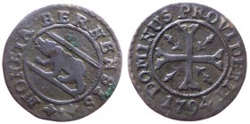 Svizzera - Collezione Berna - Berna - 1/2 Kreuzer - 1794 - Mi

BB