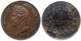 Francia - Luigi Filippo I - 1 Decime 1840 ESSAI - KM10 Gr.14,92 Ø mm31 

n.a.