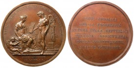 Repubblica Cisalpina - Medaglia per la stesura della Costituzione della Repubblica Cisalpina - Anno X - AE gr. 58,8 &Oslash; mm 54,83

FDC