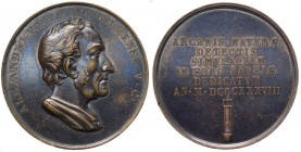 Medaglia per l'inaugurazione del Monumento ad Alessandro Volta - Pompeo Marchesi. - 1838 - Turricchia LV 284 - Ae gr. 56,4 Ø mm 50 

FDC