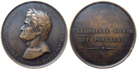 Medaglia a ricordo di Francesco Mondini (1786 – 1844) anatomista - 1847 - Ae gr. 88,7 Ø mm 57 

FDC
