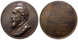 Medaglia in Onore di Camillo Boito (Scrittore e Architetto) 1909 - Ae gr.148,3 Ø mm67 

SPL