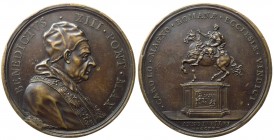 Benedetto XIII (1724-1730) - Medaglia commemorativa di Carlo Magno per il gubileo del 1725 - Miselli 199 - Ae gr. 43,7 Ø mm. 48,97 

FDC