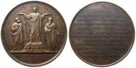 Pio IX (1846-1878) Medaglia per il 18° Centenario del martirio di Pietro e Paolo - AE gr. 126,5 Ø mm 70 

FDC