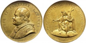 Pio IX (1846-1878) Medaglia 1869 Concilio Ecumenico - Bart.XXIII-3 Gr.47,12 Ø mm50 

n.a.