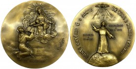 Leone XIII (1878-1903) Medaglia s.d. - Sant'Antonio è il Santo di tutto il mondo. - Ae gr.235 Ø mm77 

n.a.