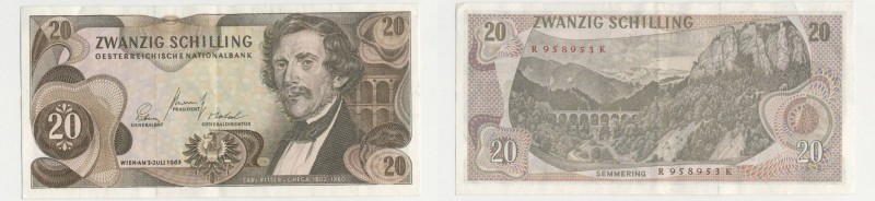 Banconota - Banknote - Austria - 20 Schilling 1967

n.a.