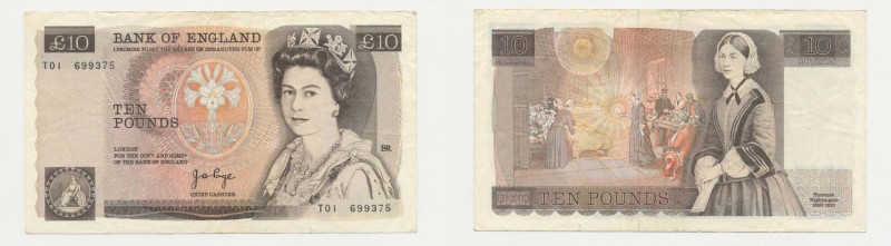 Banconota - Banknote - Inghilterra - 10 Ten Pounds 1988

n.a.