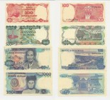 Lotto n.4 Banconote - Banknote - Indonesia - 100 Rupiah 1984 - 500 Rupiah 1982 - 1000 Rupiah 1980 - 1000 Rupiah 1987 

n.a.