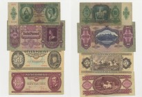 Lotto n.4 Banconote - Banknote - Ungheria - 50 Forint 1989 - 100 Forint 1984 - 10 Pengo 1936 - 100 Pengo 1930

n.a.