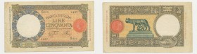 Biglietti di Banca "Regno d'Italia" - 50 Lire "Lupetta" Roma del I°Tipo - 29/01/1937 - Azzolini/Urbini 

n.a.