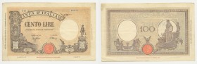 Biglietti di Banca "Regno d'Italia" - 100 Lire Barbetti - Fascio - 15/03/1943 - Azzolini/Urbini

n.a.