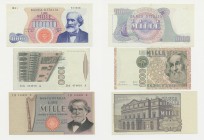 Lotto n.3 Banconote - 1000 Lire "Verdi" I°Tipo - 1000 Lire "Marco Polo" - 1000 Lire "Verdi" II°Tipo

n.a.