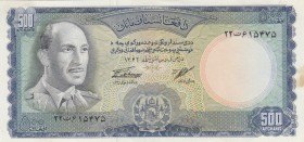 Afghanistan, 500 Afghanis, 1967, XF, p45
King Muhmmad Zahir
Serial Number: 615475
Estimate: 100-200