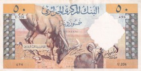 Algeria, 50 Dinars, 1964, XF(+), p124a
Serial Number: U.206 496
Estimate: 60-120