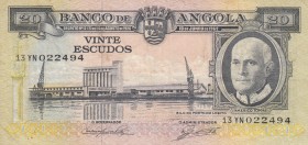 Angola, 20 Escudos, 1962, VF, p92
Serial Number: 13YN022494
Estimate: 10-20