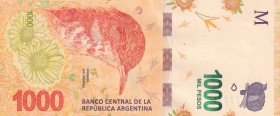 Argentina, 1.000 Pesos, 2020, UNC, p366
Serial Number: 81762214 C
Estimate: 25-60