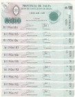 Argentina, 100 Australes, 1991, UNC, pS2623, (Total 10 banknotes)
Estimate: 10-20