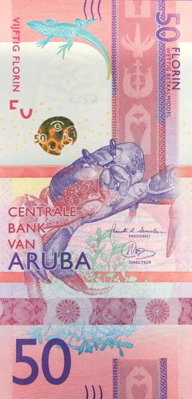 Aruba, 50 Florin, 2009, UNC, pNew
Serial Number: A0028013
Estimate: 40-80