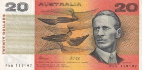 Australia, 20 Dollars, 1991, VF, p46h
Serial Number: RND 119197
Estimate: 20-40