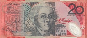 Australia, 20 Dollars, 1994, AUNC(+), p53a
Polymer plastics banknote
Serial Number: DM 94832913
Estimate: 50-100