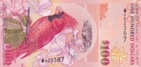 Bermuda, 100 Dollars, 2009, UNC, p62a
Serial Number: 002387
Estimate: 150-300