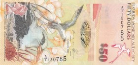 Bermuda, 50 Dollars, 2009, UNC, p61A
Serial Number: A/1 150785
Estimate: 75-150