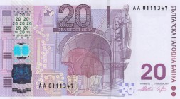 Bulgaria, 20 Leva, 2005, UNC, p121a
Commemorative banknote
Serial Number: AA0111347
Estimate: 20-40