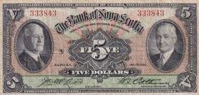 Canada, 5 Dollars, 1935, VF,
Bank of Nova Scotia
Serial Number: 333843
Estimate: 50-100