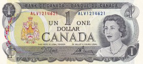 Canada, 1 Dollar, 1973, UNC, p85c
Queen Elizabeth II. Potrait
Serial Number: ALV1214621
Estimate: 10-20