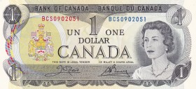Canada, 1 Dollar, 1973, UNC, p85c
Queen Elizabeth II. Potrait
Serial Number: BCS0902051
Estimate: 10-20