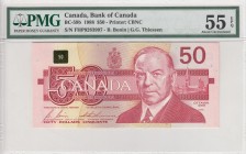 Canada, 50 Dollars, 1988, AUNC, p98b
PMG 55 EPQ
Serial Number: FHP9283997
Estimate: 75-150