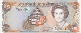 Cayman Islands, 25 Dollars, 2006, UNC, p36a
Queen Elizabeth II. Potrait
Serial Number: B/1601154
Estimate: 75-150