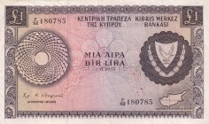 Cyprus, 1 Pound, 1972, XF(+), p43a
Serial Number: F/52 180785
Estimate: 40-80