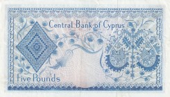 Cyprus, 5 Pounds, 1972, VF(+), p44b
Serial Number: J/87 315524
Estimate: 40-80