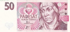 Czech Republic, 50 Korun, 1994, AUNC, p11
Serial Number: B33 876096
Estimate: 10-20
