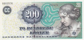 Denmark, 200 Kroner, 2004, XF(+), p62c
Serial Number: B3042K
Estimate: 40-80